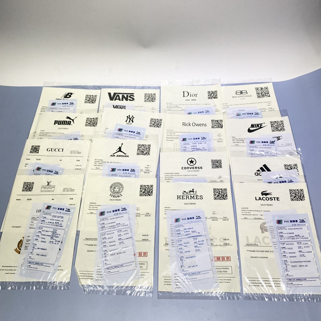 Bộ set Bill Thẻ ⚡ CHUẨN AUTH CHECK CODE ⚡ Hóa Đơn New Blance NB + đủ loại thương hiệu TANYA