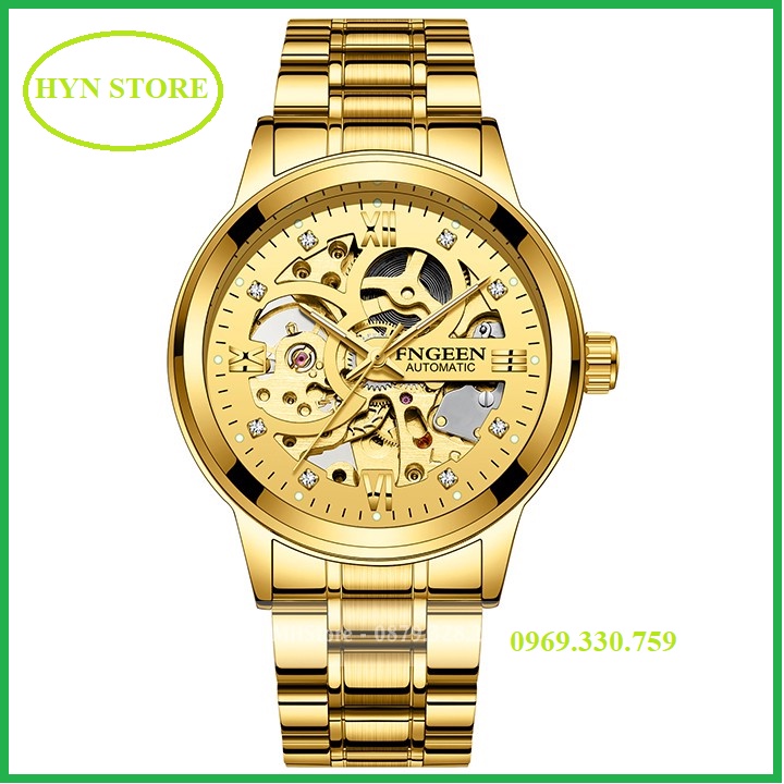 Đồng hồ cơ nam Fngeen 6018 Lộ CƠ💖Freeship💖 máy, Chống Xước, Chống Nước - Đồng hồ Fngeen cơ cao cấp ✴️ Hàng chính hãng | BigBuy360 - bigbuy360.vn