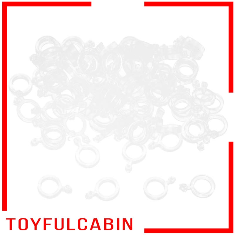 Set 100 Dây Cao Su Co Giãn 3 / 5 / 7mm Làm Phụ Kiện Câu Cá