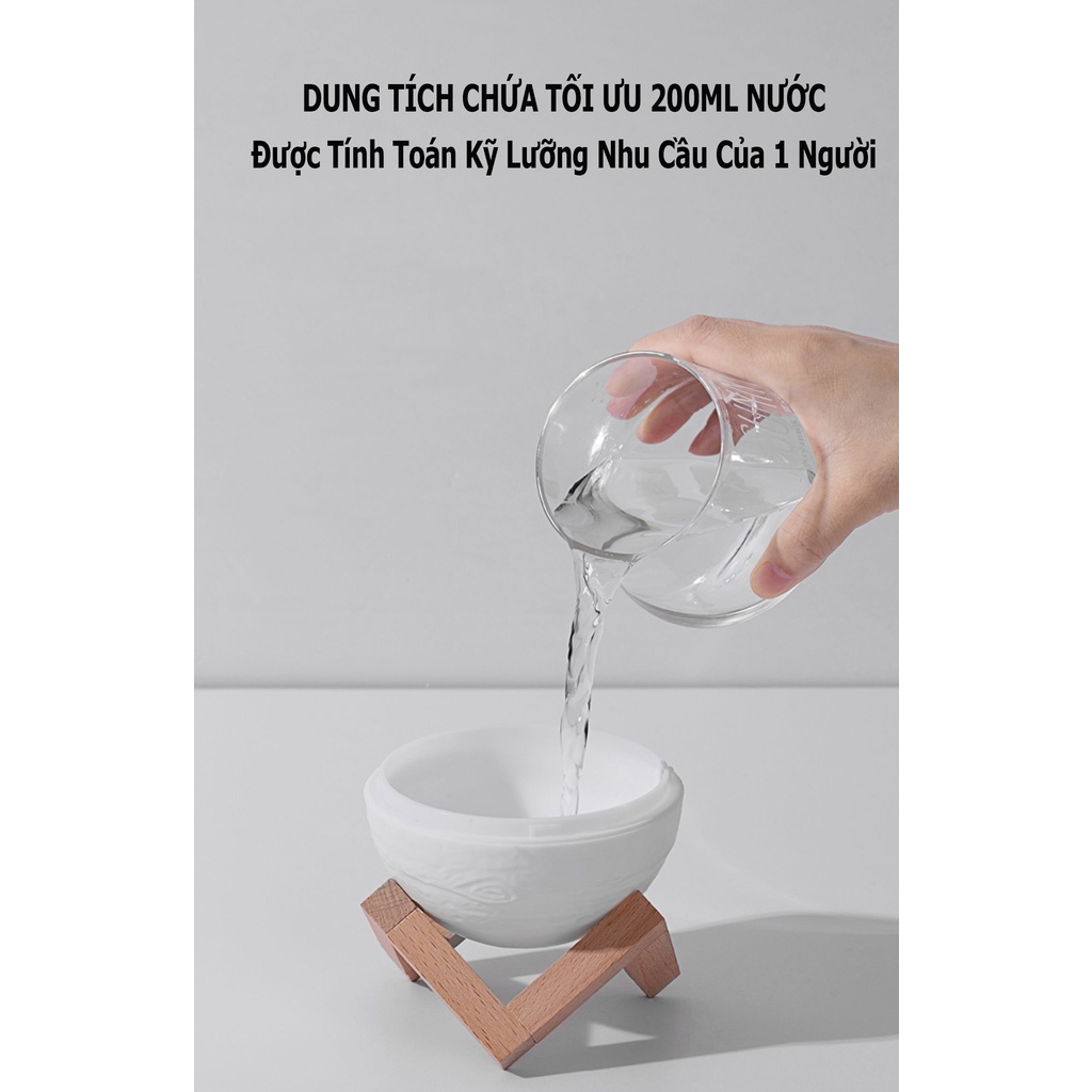 Máy Phun Sương Tạo Ẩm Phòng Ngủ, Làm Ẩm Không Khí; Mô Phỏng Hành Tinh Sáng Tạo Để Bàn; Có Chức Năng Đèn Ngủ