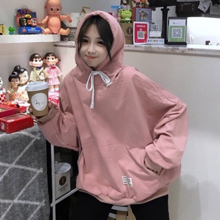 Áo hoodie ulzzang chữ nhỏ ở túi