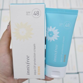 Kem chống nắng Innisfree Aqua UV Protection Cream Mineral Filter SPF48 PA+++.