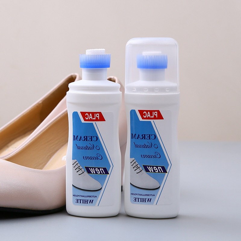 Chai Tẩy Trắng Giày Đầu Chổi Dung Dịch Chà Giặt Khô Làm Sạch Vết Bẩn RIEM
