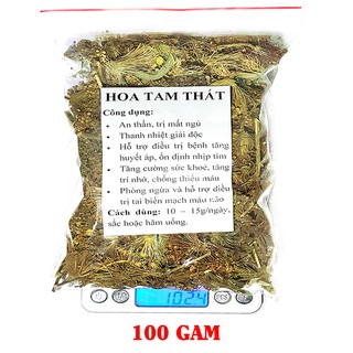 Hoa tam thất 100 gam (Loại khô - Ảnh thật)