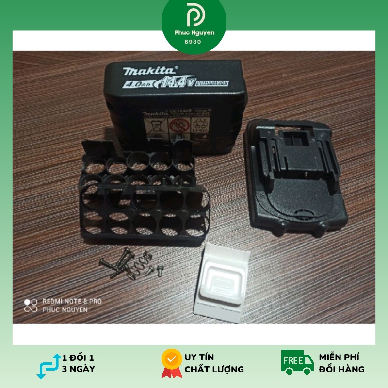 vỏ pin makita 4s 16v8