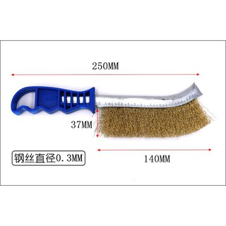 Bàn chải sắt đánh rỉ cán xanh/đỏ