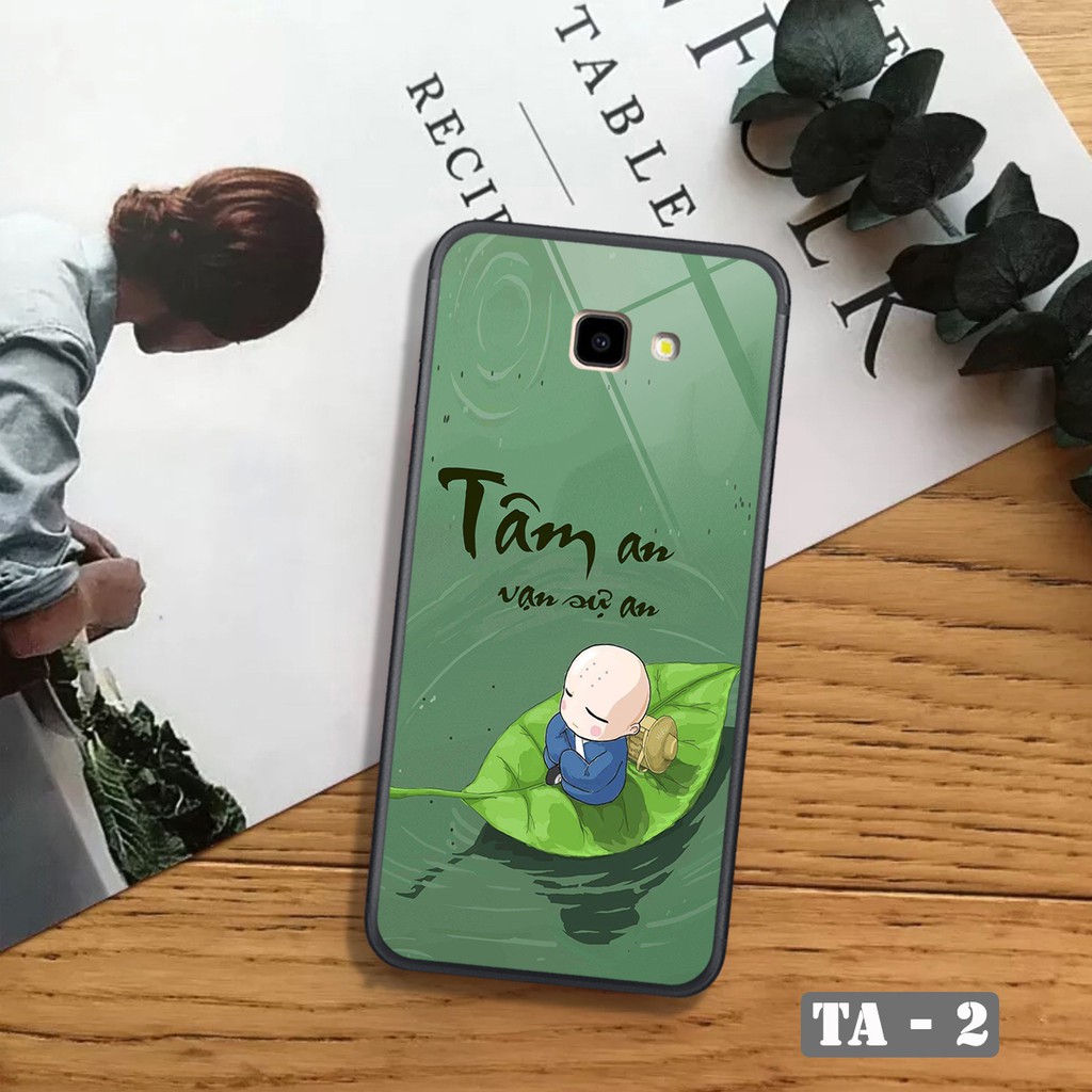 Ốp lưng điện thoại Tâm An cho điện thoại Samsung Galaxy J4 Plus - J5 Prime - J7 Prime in lưng kính bóng sáng