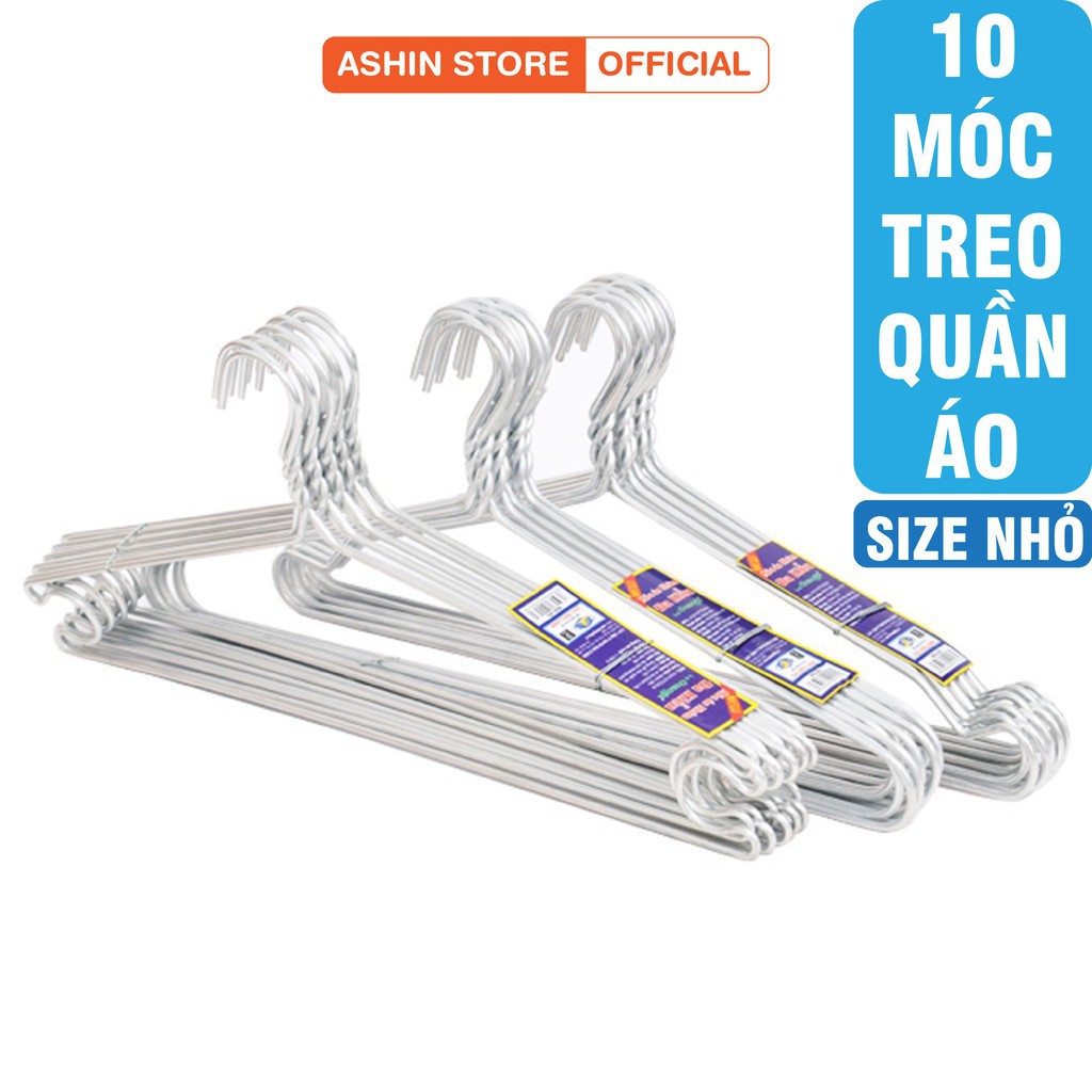 Bộ 10 Móc Treo Quần Áo Đồ Sơ Sinh Trẻ Em Đồ Lót An Toàn Sức Khỏe Loại Nhỏ