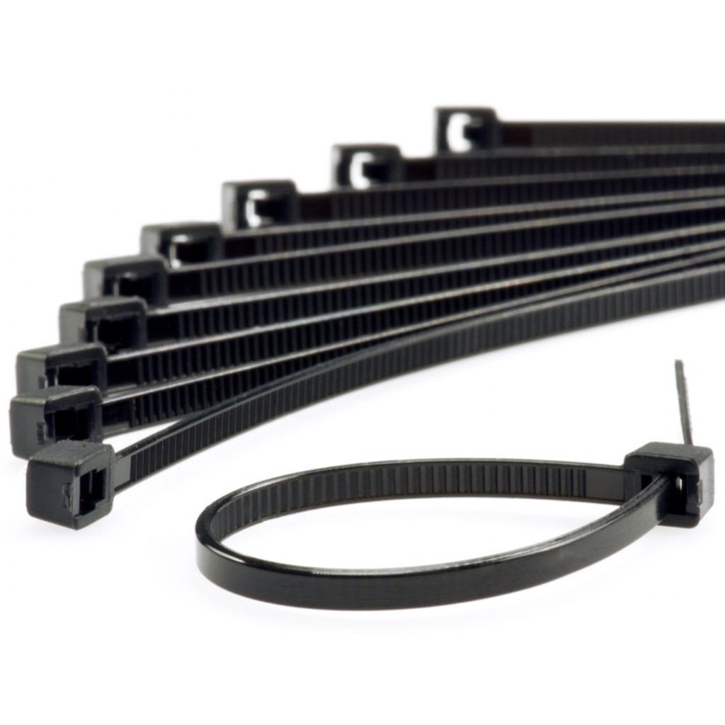 Túi 100 dây thít, dây rút, lạt nhựa 5mm x 250mm