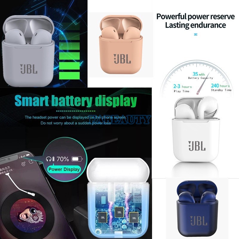 Tai Nghe Bluetooth 5.0 Không Dây I12 Tws Cho IPhone Android Xiaomi Và Phụ Kiện