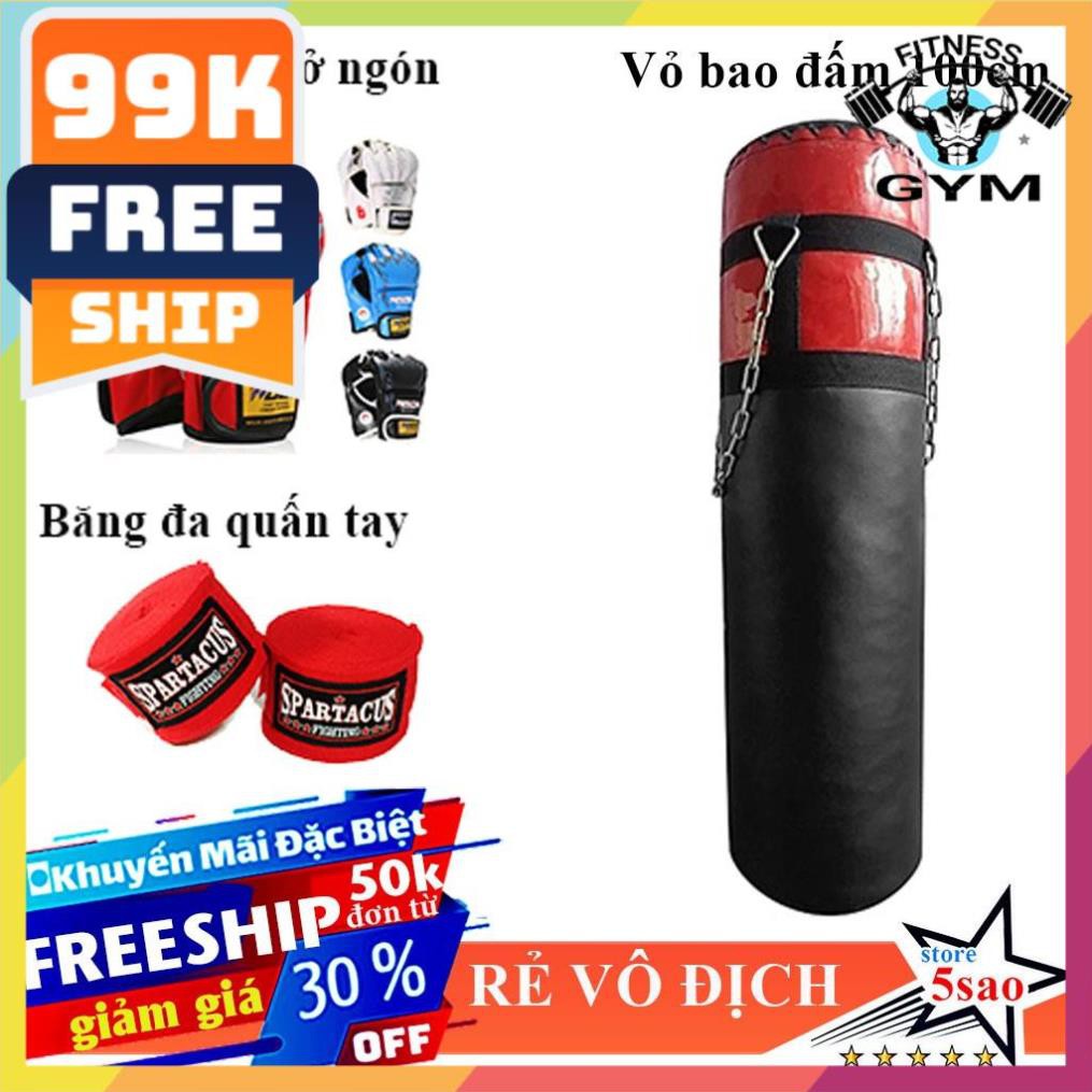 FREESHIP🎁 Bao cát đấm bốc VN cao 100cm không ruột ⚡ Bao đấm tập võ giá rẻ