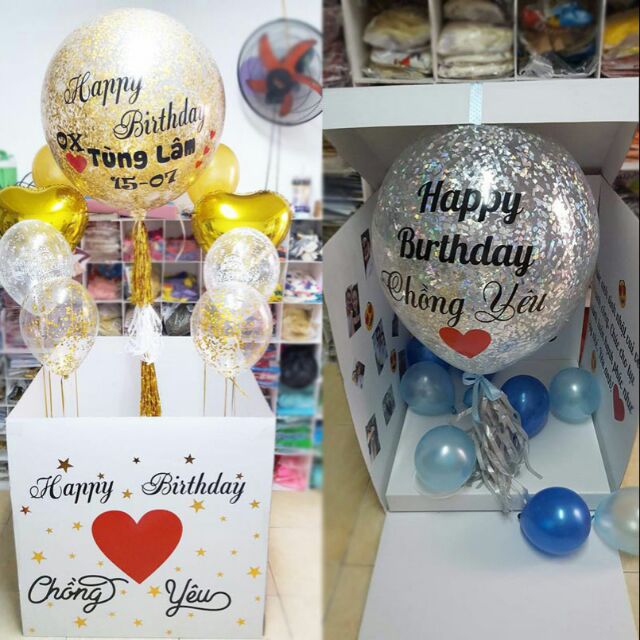 Chữ decan dán bóng