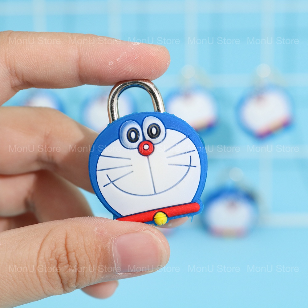 Ổ khóa mini DORAEMON DOREMON trang trí 3.8 x 3cm dễ thương cute MON0380 TooYoo