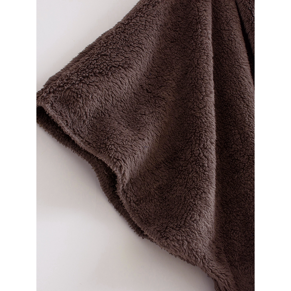 Áo khoác ZANZEA cánh dơi phối túi màu trơn nhã nhặn dành cho nữ