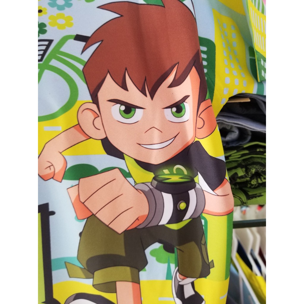 Bộ thun cotton lạnh Thái mát rượi in Ben 10