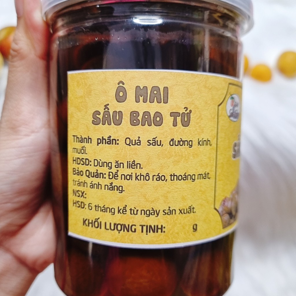 Ô Mai Sấu Bao Tử vị Chua Ngọt- đóng hộp 250g, 500g