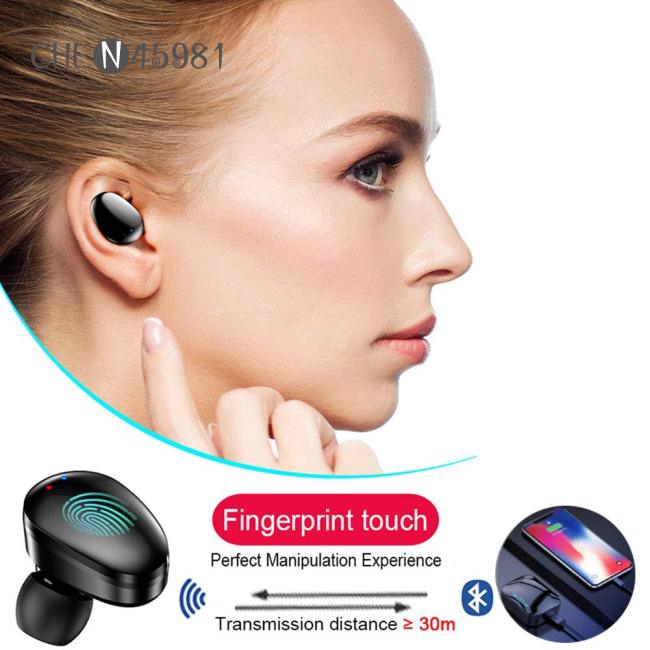 Tai nghe không dây mini X7 bluetooth 5.0 TWS cảm ứng vân tay chống thấm nước IPX7