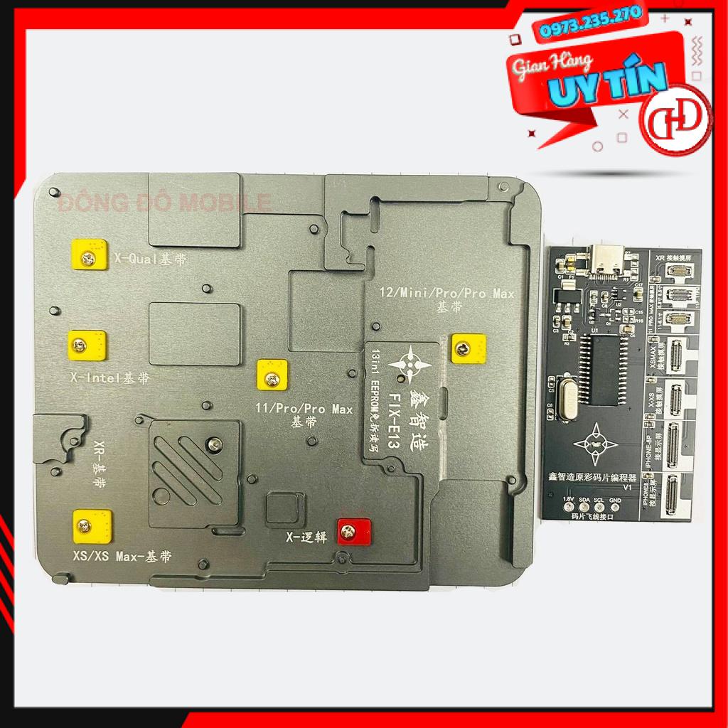 Đế đọc/viết Baseband EEPROM i.Phone X-12 Pro Max XinZhiZao FIX-E13 13 trong 1