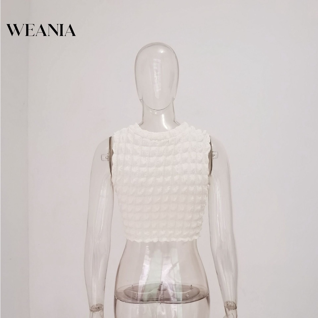 Áo Tank Top Sát Nách Cổ Tròn Thiết Kế Trẻ Trung Cho Nữ