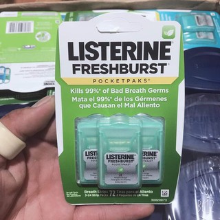 Miếng ngậm thơm miệng Listerine