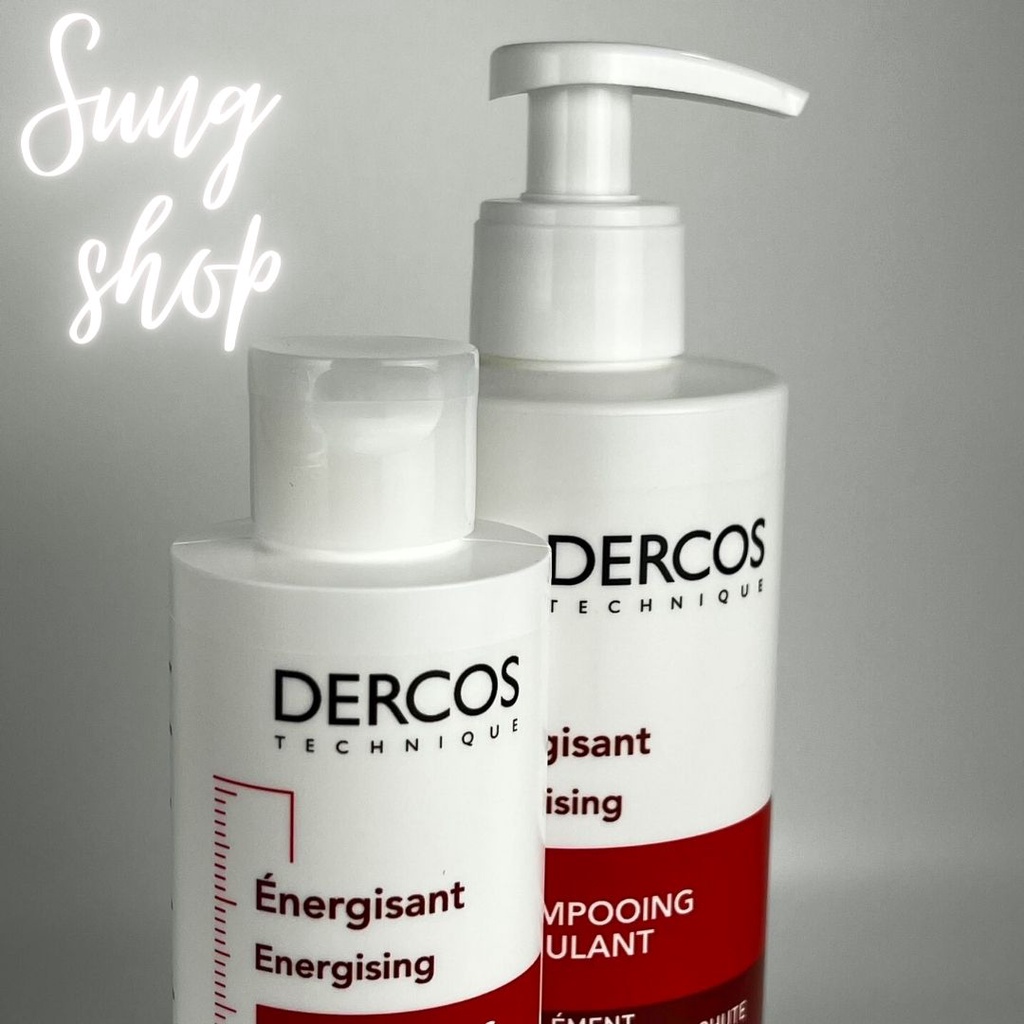 Dầu gội giảm rụng tóc Vichy Dercos Energising Anti-Hairloss ngăn rụng tóc hiệu quả