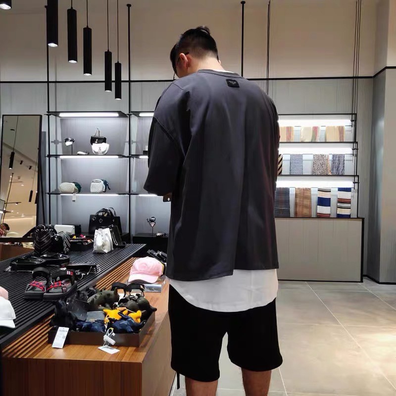 ⚡️[Hight Quality] - Áo boxy tee Fear of God Fifth Collection Inside Out Tee Basic cao cấp full tag túi, áo thun FOG