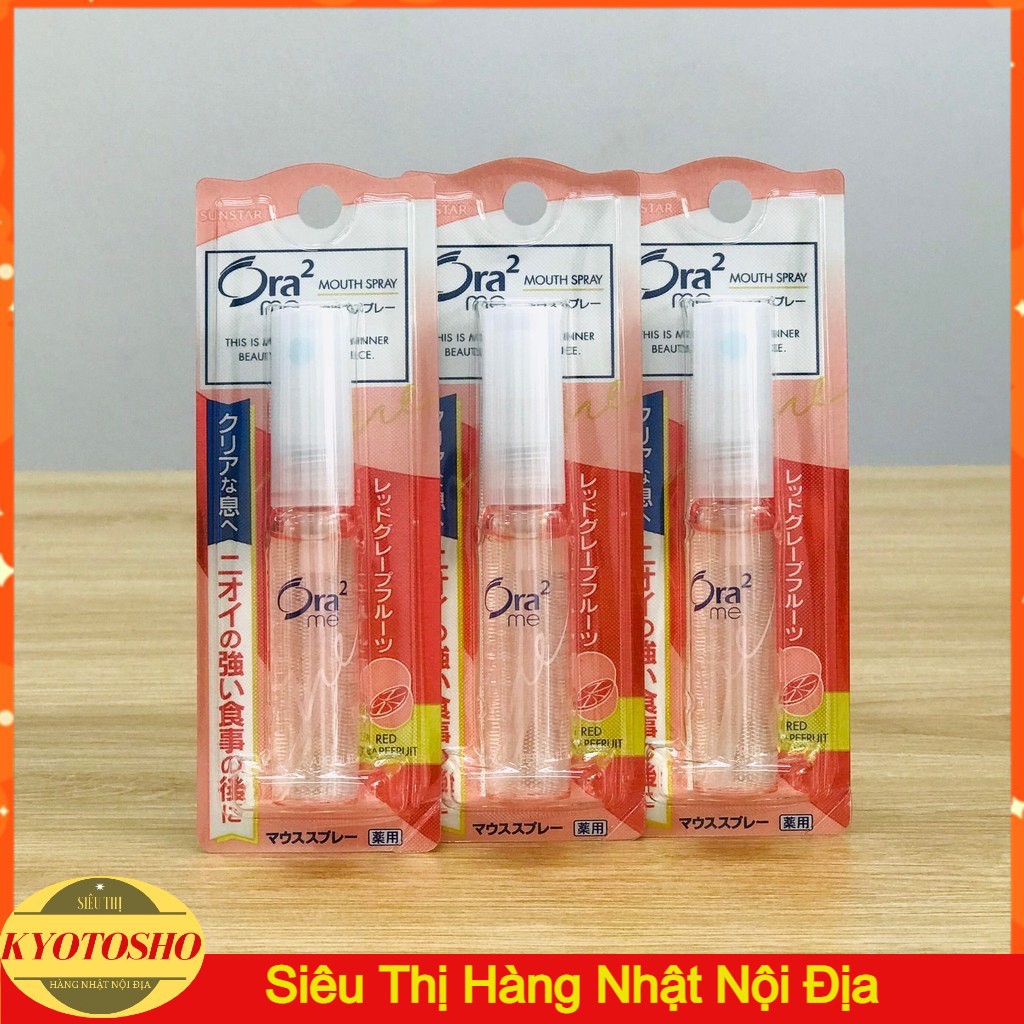 XỊT THƠM MIỆNG SUNSTAR ORA2 CHAI 6ML [HÀNG NHẬT NỘI ĐỊA]