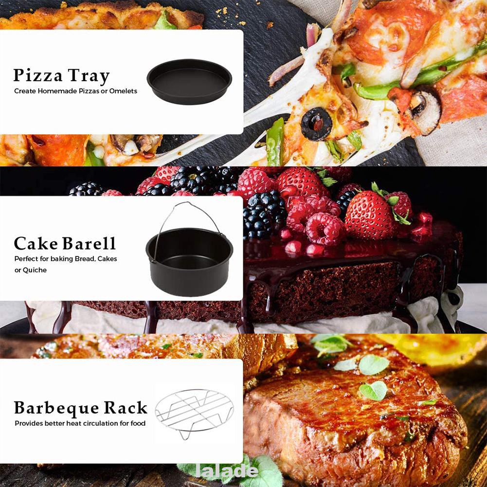 Set 3 Dụng Cụ Làm Bánh Pizza Đa Năng Bằng Thép Không Gỉ