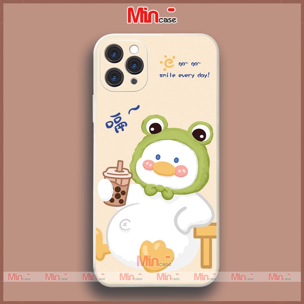 Ốp lưng điện thoại iPhone Cặp đôi cute cạnh viền vuông silicon dẻo ip 6/6s/7/8/X/XS/XR/11/12/13/14 Pro Plus Max Mincase