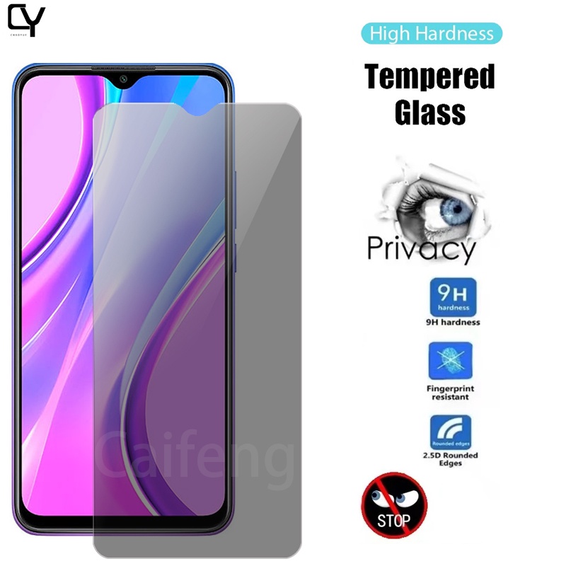 Kính cường lực chống nhìn trộm Cho Redmi 13C 12 12C 11A A1 10 9 8 10A 10C 9T 9A 9C 8A K50 K40 Gaming K30 K20 Pro 4G 5G 2023