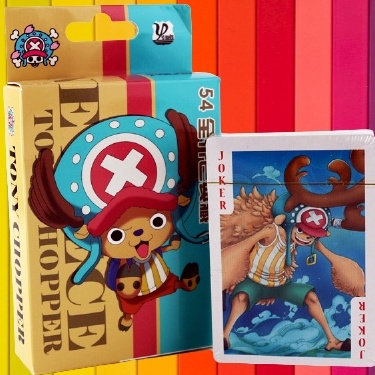 Bộ Bài Tây Tú Lơ Khơ 54 Lá In Hình One Piece, Luffy, Chopper,Zoro Wanted cả nhóm