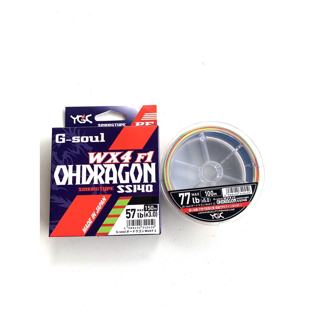 Dù Câu Cá cao cấp F1 DraGon SS140 , dài 150m , 7 màu , chìm lửng , chống sờn , tải cực lớn ( đồ câu coye )