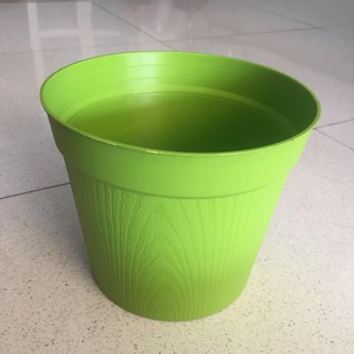Chậu nhựa vân gỗ size 15x13cm