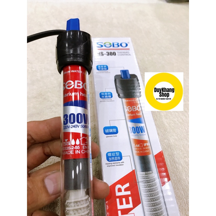 Cây Sưởi, Máy Sưởi Nhiệt RS,HS 100W Và 300W Cho Hồ Cá Cảnh, Sản Phẩm Cần Thiết Trong Việc Chăm Sóc cá Luôn Khỏe