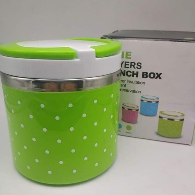 Cặp lồng cơm 1 tầng chấm bi