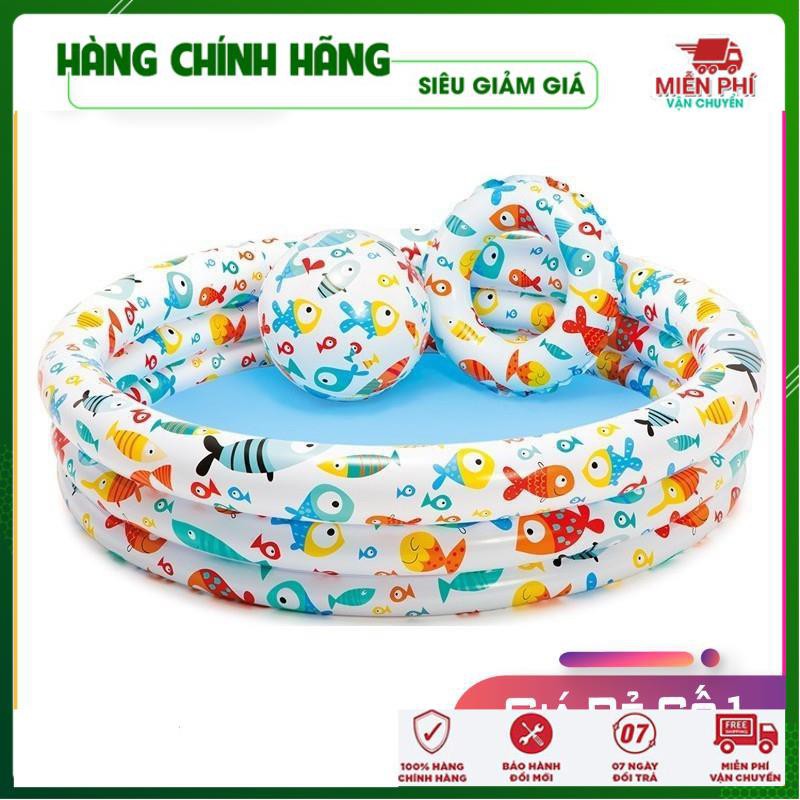 💖FREESHIP - Giá Sỉ💖 Bể Bơi Phao - Bể Bơi Cho Bé 3 Tầng 3 Chi Tiết  [KÈM PHAO VÀ BÓNG] - Đồ Gia Dụng Thông Minh