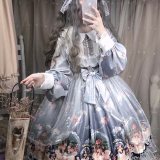 Váy lolita mềm mại và dễ thương dài tay
