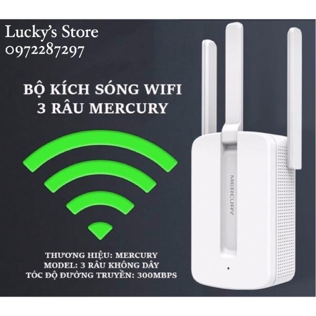 KÍCH SÓNG WIFI 3 anten THU-PHÁT SÓNG CỰC KHOẺ