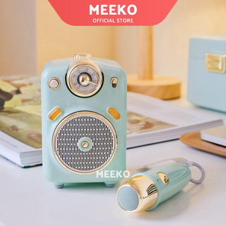 Loa bluetooth mini kèm mic hát karaoke siu cute/ Loa Bluetooth kiêm hát Fairy cao cấp MEEKO
