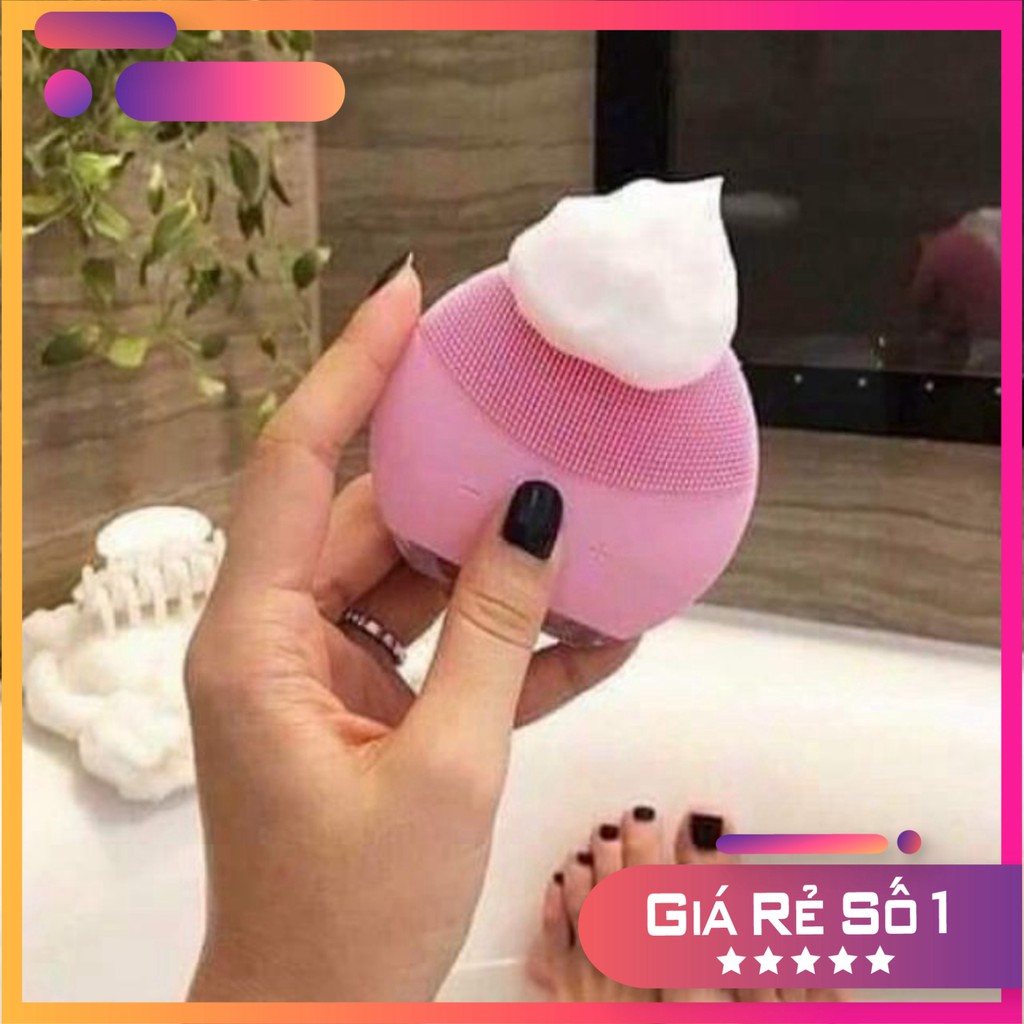 Máy Rửa Mặt Massage Forever Luna Mini - Chất Liệu Máy Là Silicone Chống Nước Nên Lau Rửa Thoải Mái.