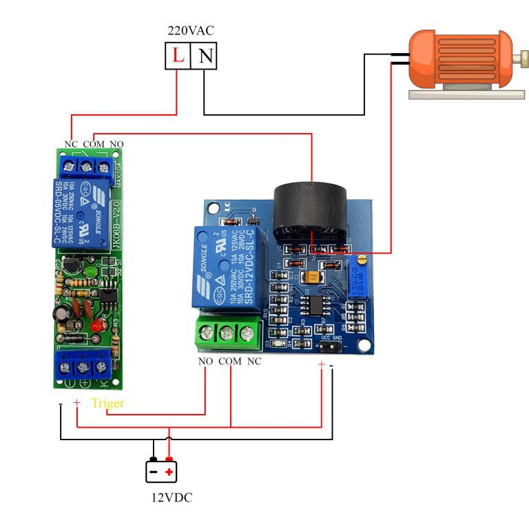 Công tắc cảm biến quá dòng AC 5A - 7PEM