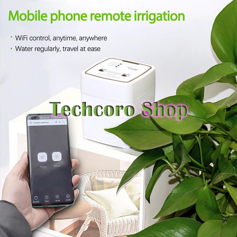 Máy tưới cây mini tự động hẹn giờ (chăm sóc vườn cây yêu thích khi bạn vắng nhà, cực dễ sử dụng)