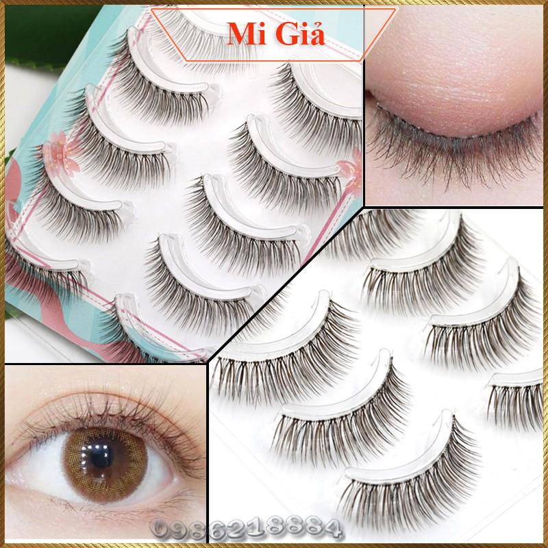 Mi giả cao cấp A19 gân trong siêu tự nhiên M092