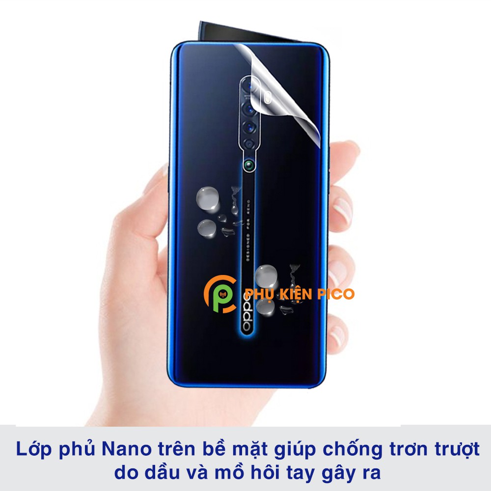 Dán lưng Reno 2 / Reno 4 full mặt lưng dẻo trong suốt PPF tự phục hồi vết xước - Dán lưng Oppo Reno 2