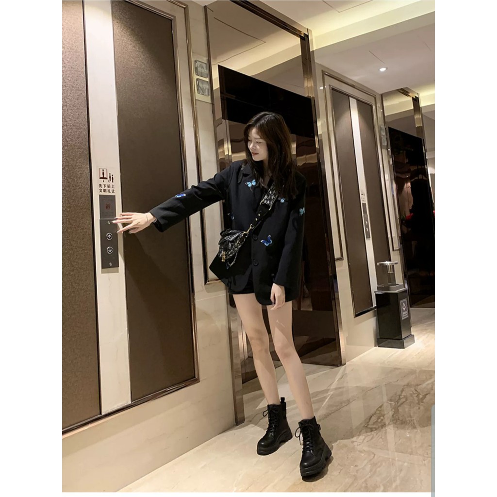 Giày boot nữ chiến bình, thiếu kế đế chiến binh vô cùng cá tính, nhưng đấy chất chơi B130 | BigBuy360 - bigbuy360.vn