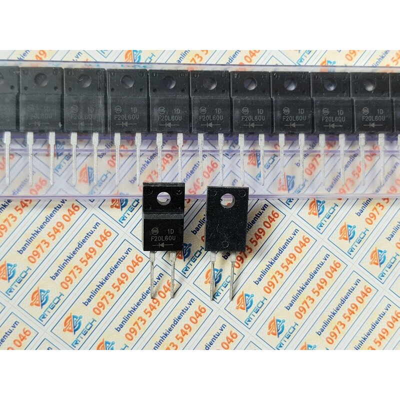 [Combo 5 chiếc] SF20L60U F20L60U TO220F-2 Diode 20A 600V