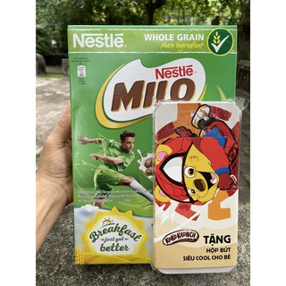 Ngũ cốc ăn sáng Milo Nestlé hộp 330g tặng hộp bút