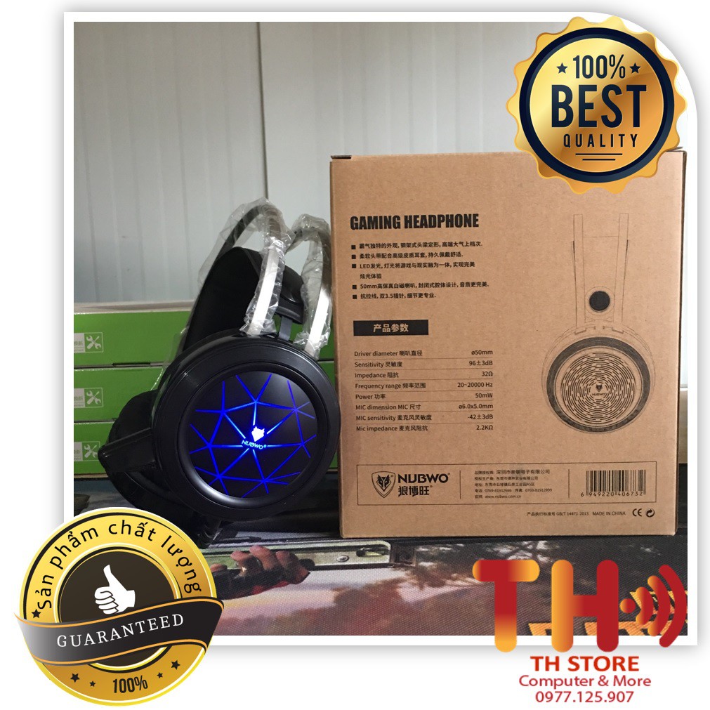 Tai nghe máy tính Gaming Headphone NuBwo G1 âm thanh 7.1