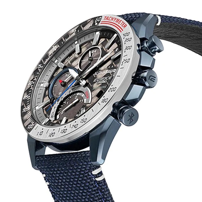Đồng Hồ Casio Nam Dây Vải EDIFICE EQB-1000AT-1A Chính Hãng