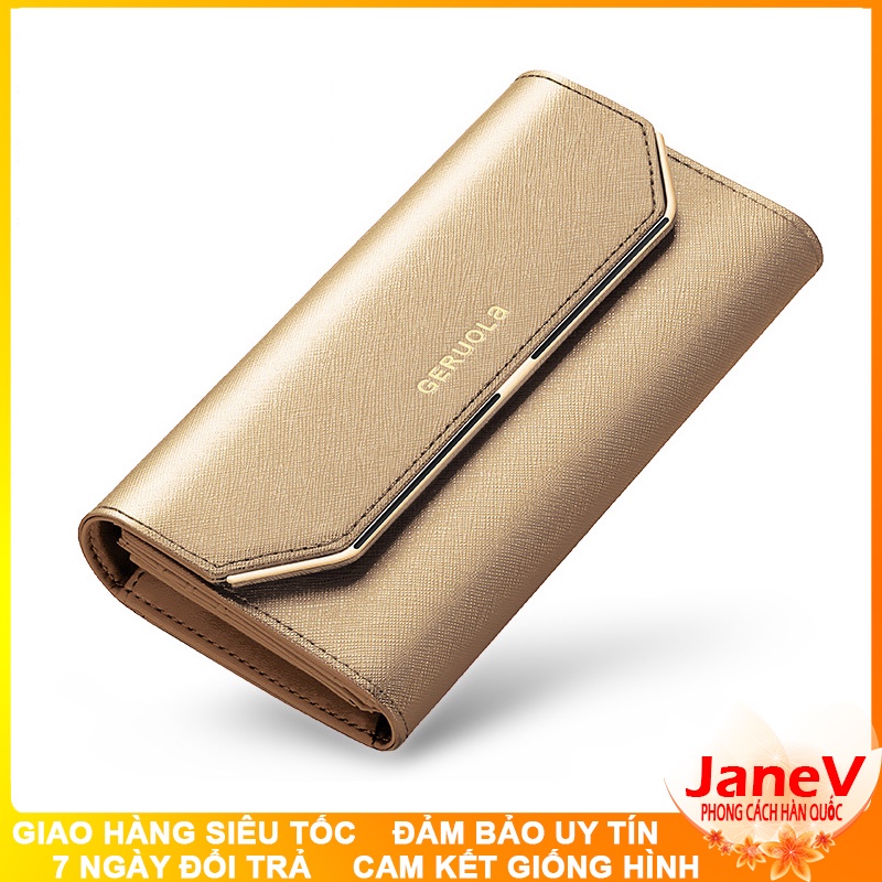 Ví Nữ Dài Da Bò Cao Cấp Chống Đánh Cắp Thông Tin Thẻ TVNN378